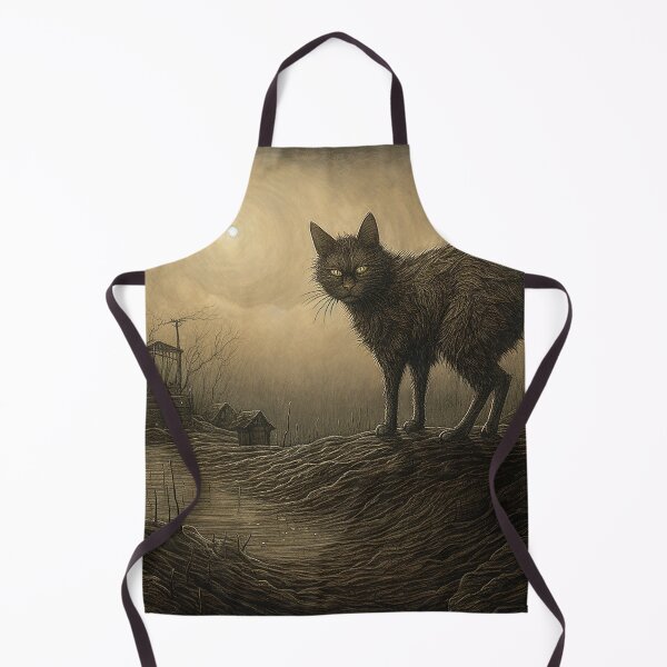 Item preview, Angry dark cat and the moon designed and sold by ladarkepoque.