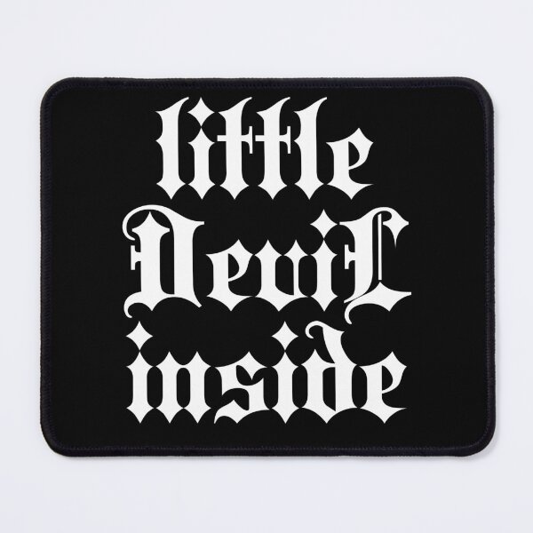 Item preview, Little Devil inside | Stylish Goth Typography designed and sold by ProdbyNiECO.