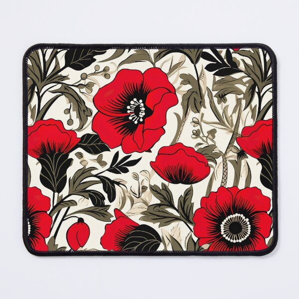 Item preview, Modern design reminiscent of floral motifs with poppies designed and sold by Pflugart.