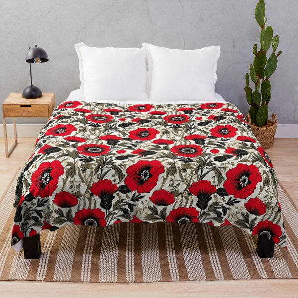 Item preview, Modern design reminiscent of floral motifs with poppies designed and sold by Pflugart.
