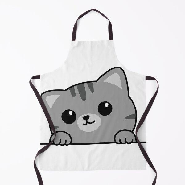 Item preview, Cute gray cat paws up over wall cartoon designed and sold by Osmodesign 44.