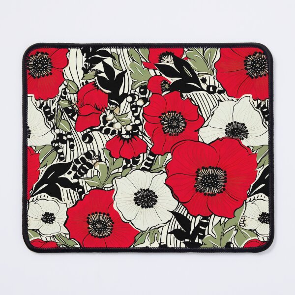 Item preview, Modern design reminiscent of floral motifs with poppies designed and sold by Pflugart.