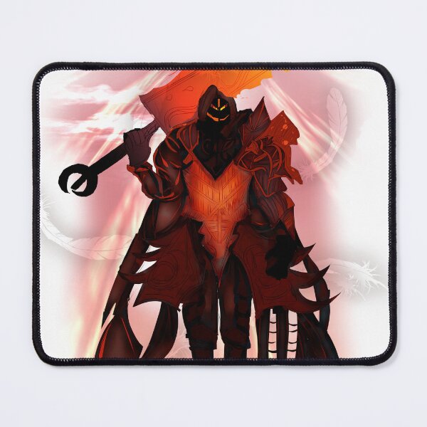 Item preview, Hell's Knight: Fantasy Illustration in Red & Black Tones with a Flames-Enhanced Dark Knight designed and sold by Sorgo Claudio Valentino.