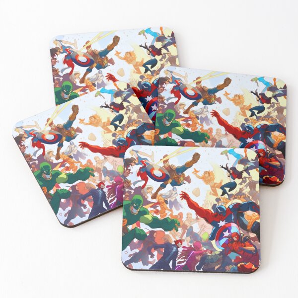 Item preview, Superheroes illustration designed and sold by LazyLifestyle.