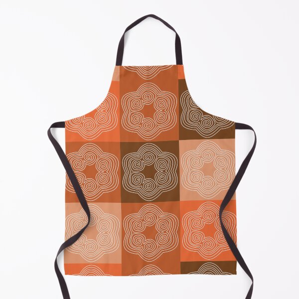 Item preview, Shades of Orange Spiral Flowers designed and sold by Aureusglow.