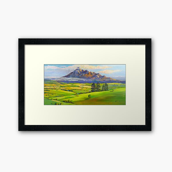 Beautiful Mt Barney Framed Art Print