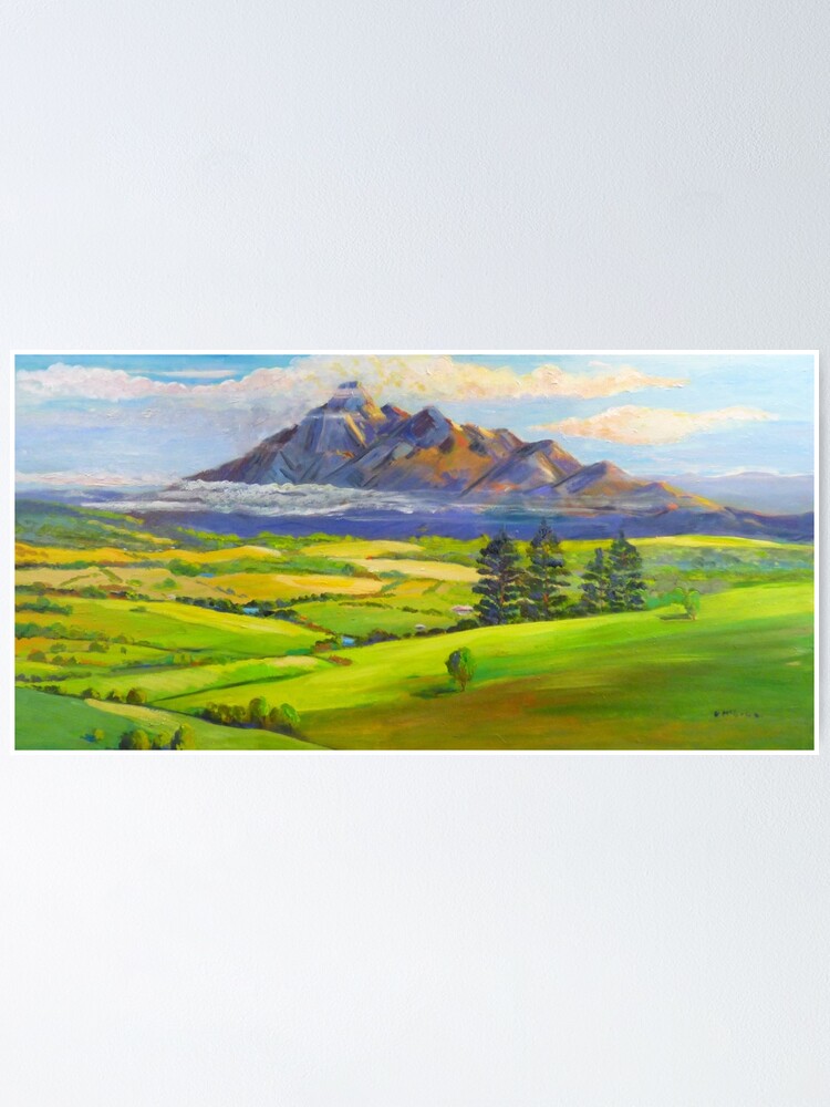 Alternate view of Beautiful Mt Barney Poster