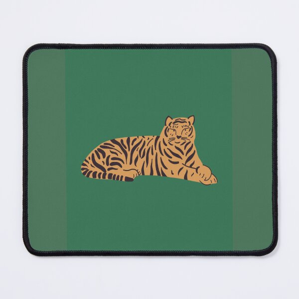 Item preview, Tiger on Forest Green designed and sold by HandTypedDesign.