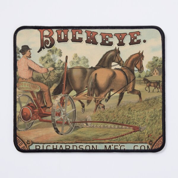 Item preview, STK501643A-Vintage advertisement for the Buckeye mowing machine. designed and sold by StocktrekImages.
