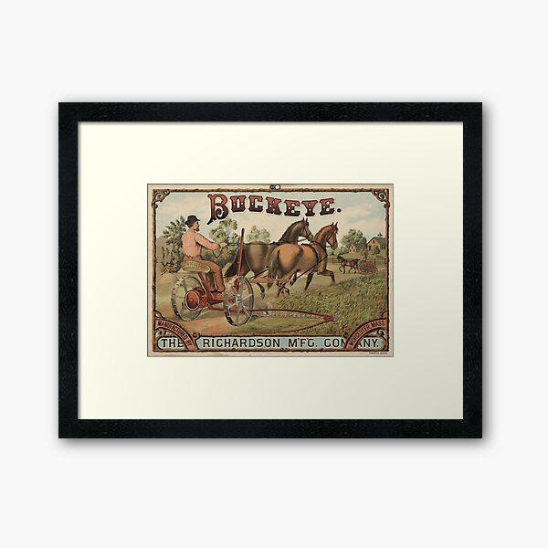 Item preview, STK501643A-Vintage advertisement for the Buckeye mowing machine. designed and sold by StocktrekImages.