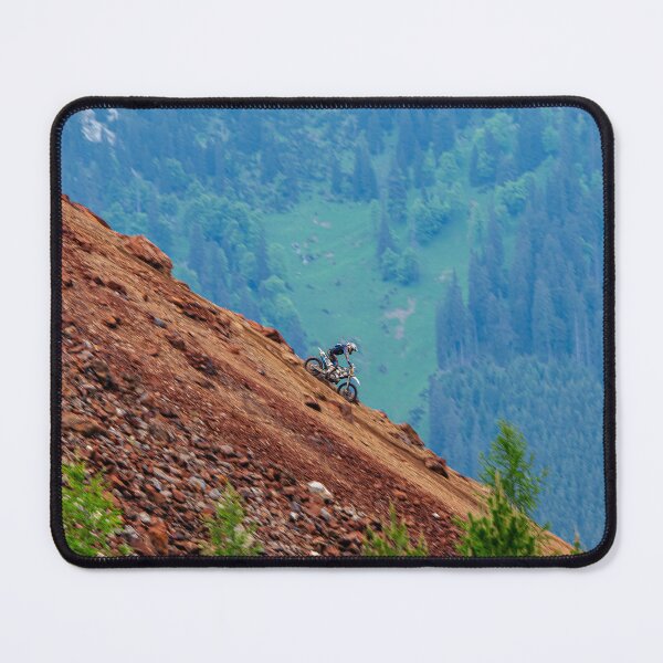 Item preview, Dirt bike MX racer downhill in the alps designed and sold by Pitlane Pixels.