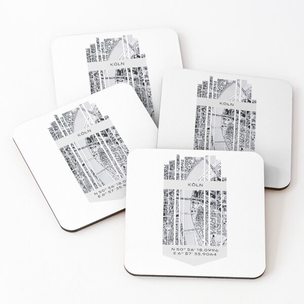 Item preview, GERMANY Cologne - Latitude/Longitude designed and sold by ALLesROUNDER.