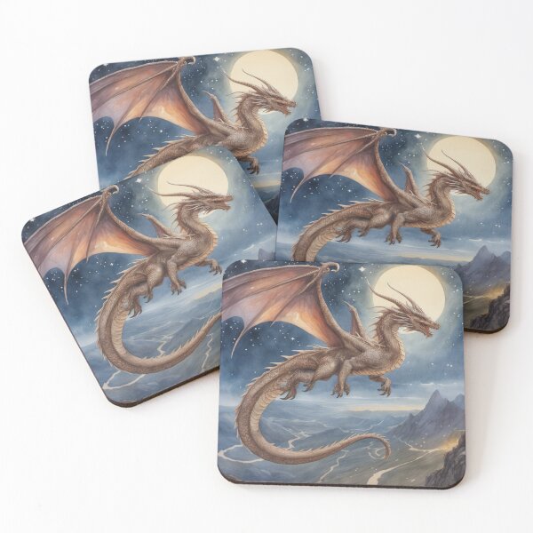 Item preview, The Celestial Dragon's Starlit Flight designed and sold by ArtbyAdrian.