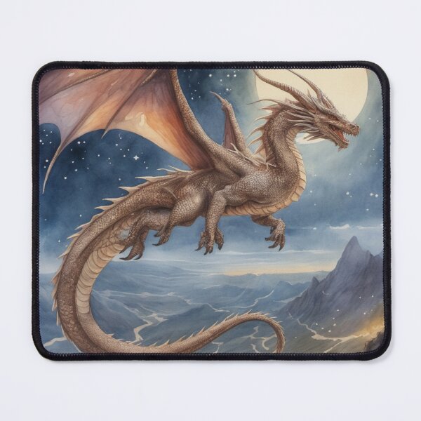 Item preview, The Celestial Dragon's Starlit Flight designed and sold by ArtbyAdrian.
