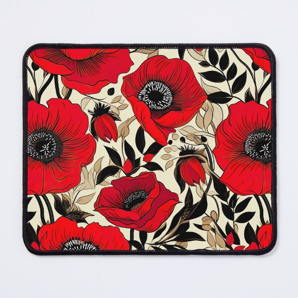 Item preview, Modern design reminiscent of floral motifs with poppies designed and sold by Pflugart.