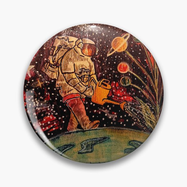 Item preview, Astronaut watering planets designed and sold by Michaelaart.
