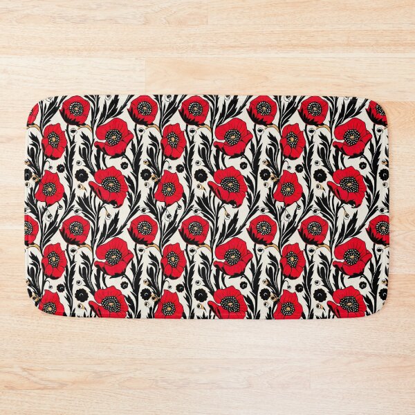 Item preview, Modern design reminiscent of floral motifs with poppies designed and sold by Pflugart.
