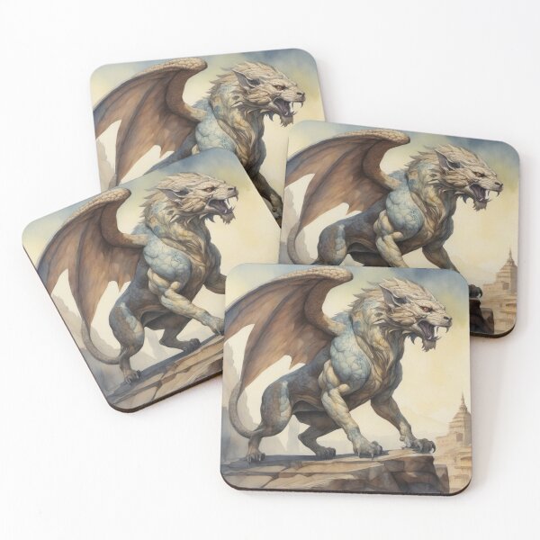 Item preview, The Chimera's View Atop the City designed and sold by ArtbyAdrian.