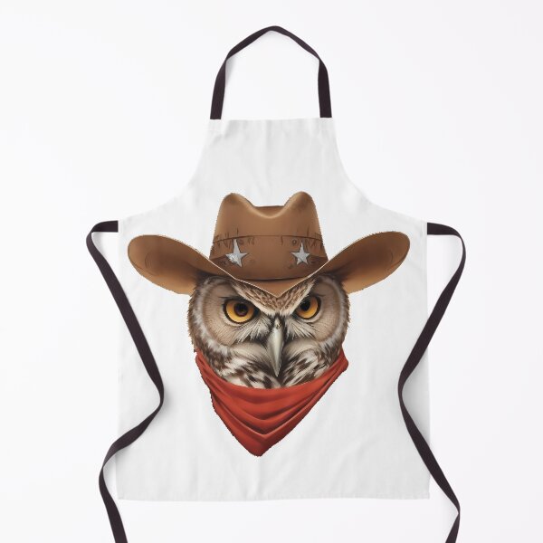 Item preview, Cowboy Owl designed and sold by Funny Vintage Stickers And T-Shirts.