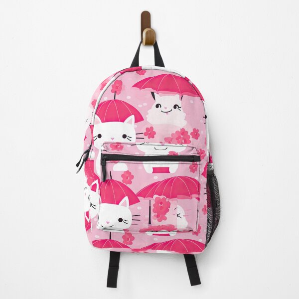 Item preview, Hot Pink Cute Street Cats - Kawaii Pattern designed and sold by AeonAcademy.