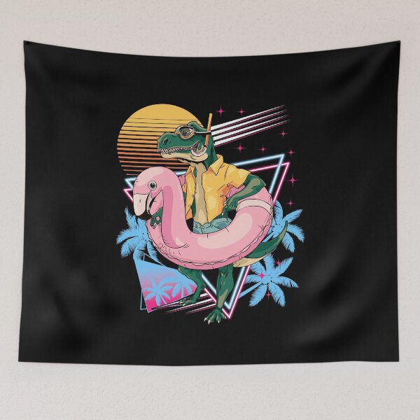 Item preview, Dinosaur Pool Flamingo Gifts Men Kids Women Funny Dinosaur designed and sold by KsuAnn.