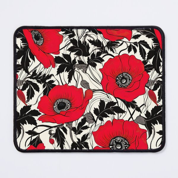 Item preview, Modern design reminiscent of floral motifs with poppies designed and sold by Pflugart.