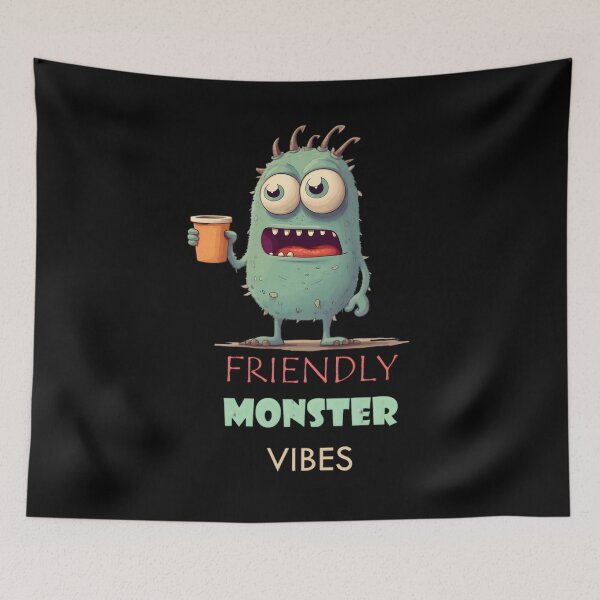Item preview, Friendly Monster Vibes Active designed and sold by thuuthays.
