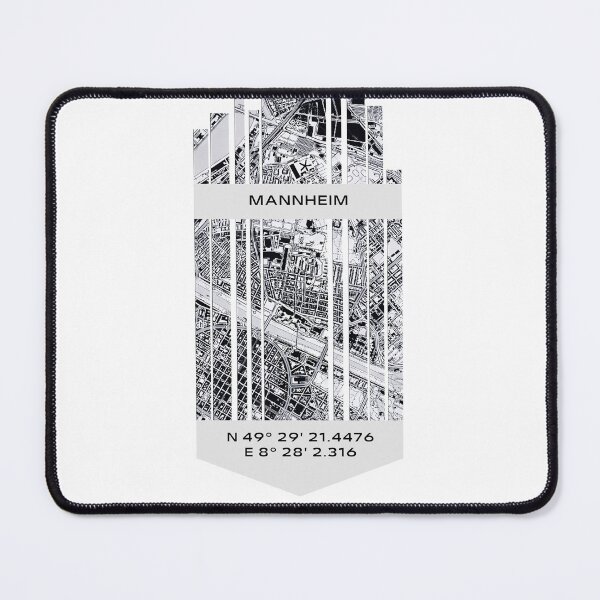 Item preview, GERMANY Mannheim - Latitude/Longitude designed and sold by ALLesROUNDER.