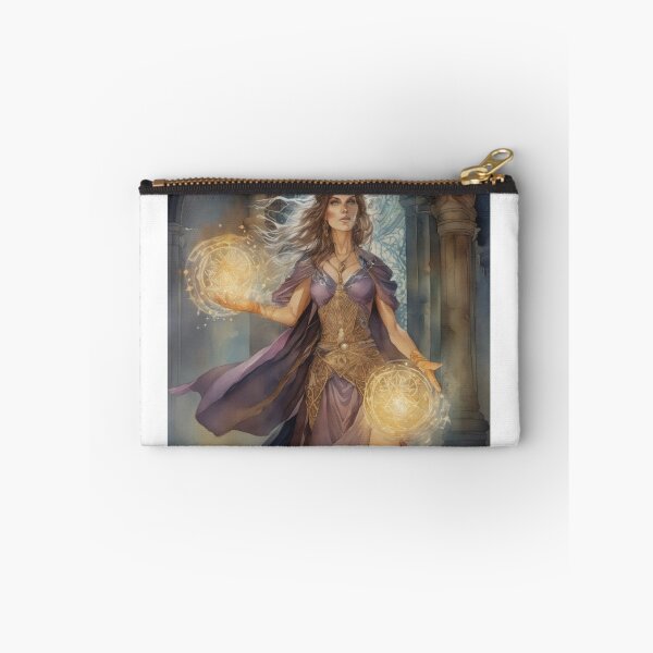 Item preview, An Enchanting Sorceress Unleashing Her Mystical Powers designed and sold by ArtbyAdrian.