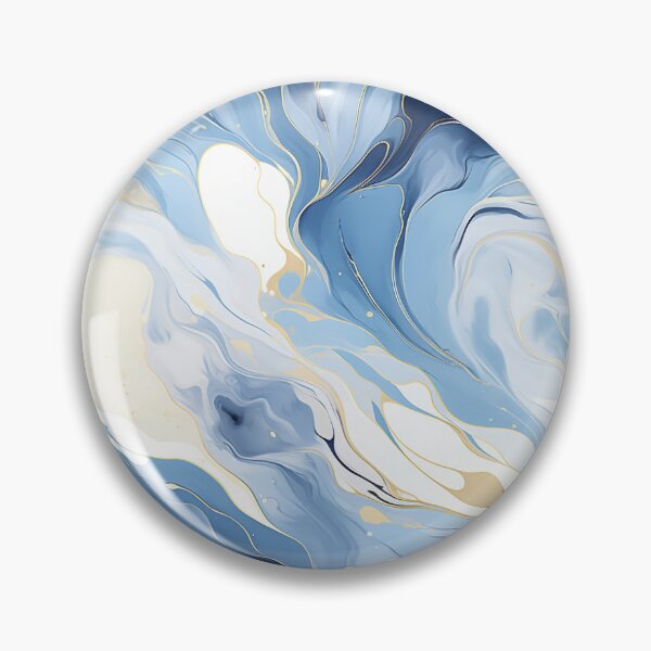 Item preview, Blue and Gold repeating marble pattern designed and sold by DMTeesStudio.