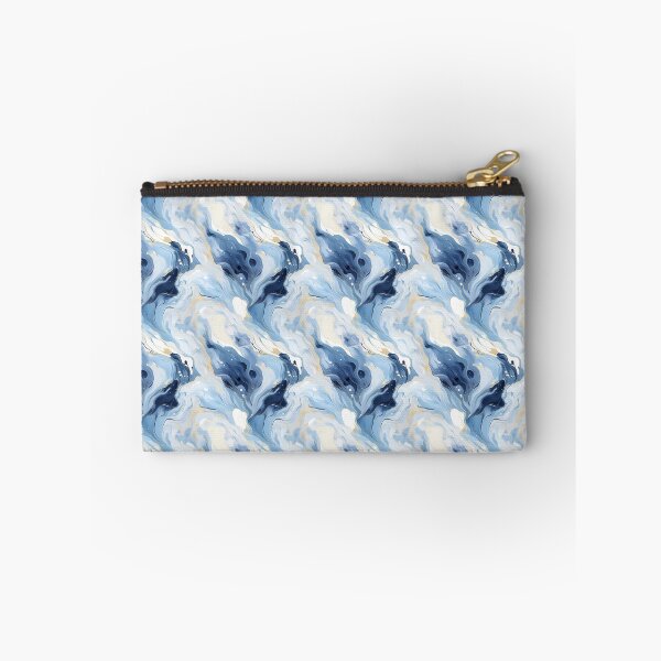 Item preview, Blue and Gold repeating marble pattern designed and sold by DMTeesStudio.