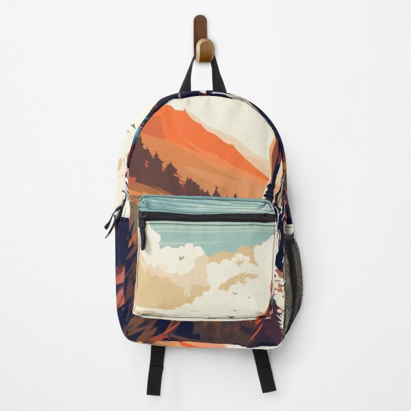 Item preview, Girl Mountain Biking in the Summer Landscape - Digital Art | WanderUpNorthCo designed and sold by WanderUpNorth.