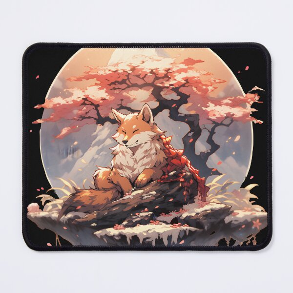 Item preview, Japanese Fox Kitsune designed and sold by Yana Grech.