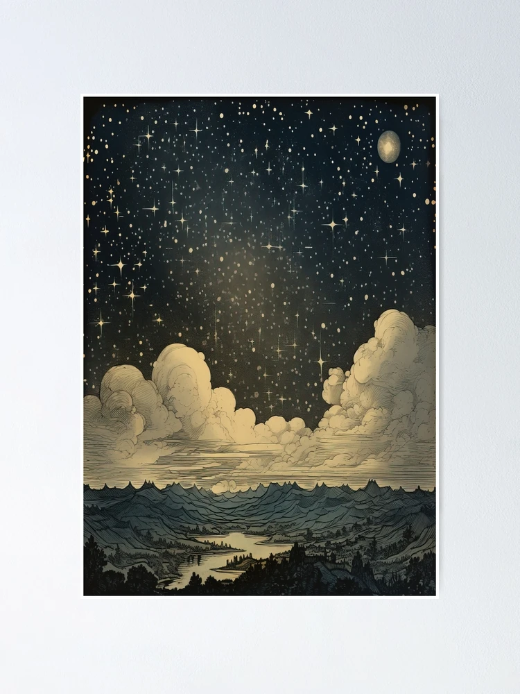 Starry Sky      短冊ポスター fposter,small,wall_texture,