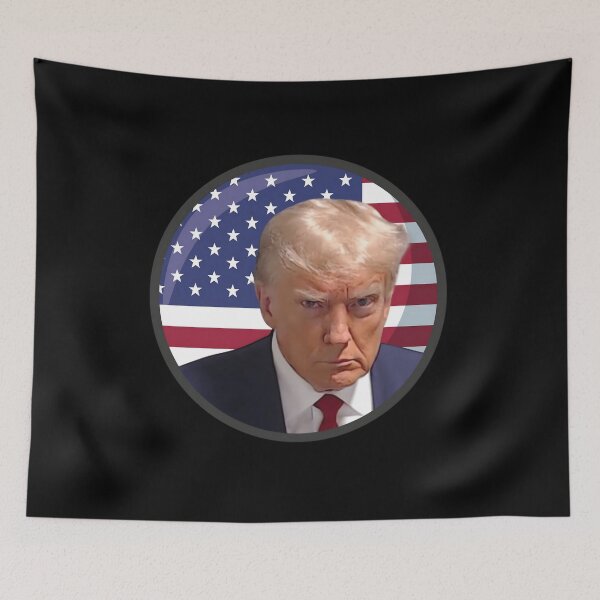Item preview, Trump mugshot - flag designed and sold by EganPace.