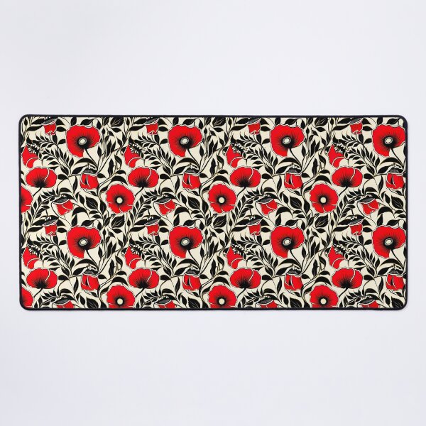 Item preview, Modern design reminiscent of floral motifs with poppies designed and sold by Pflugart.