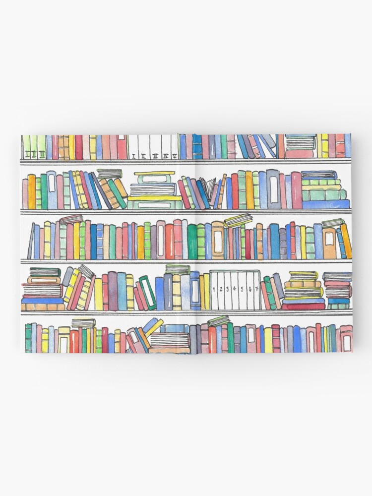 Alternate view of Rainbow Bookcase Hardcover Journal