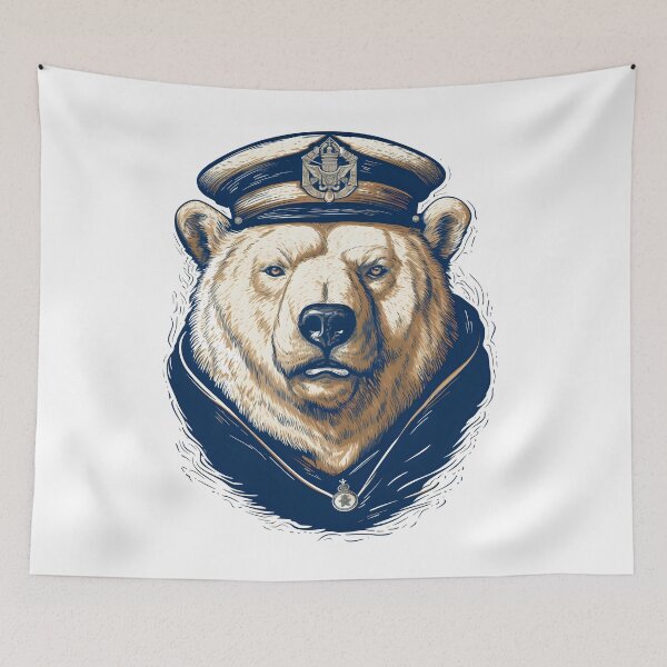 Item preview, sailor captain | bear | fur seal designed and sold by DerSenat.