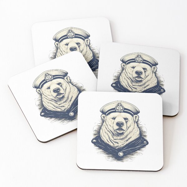 Item preview, sailor captain | bear | fur seal designed and sold by DerSenat.