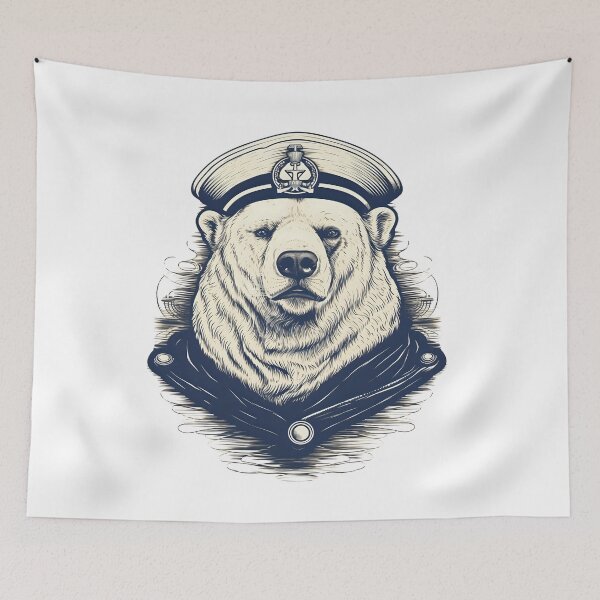 Item preview, sailor captain | bear | fur seal designed and sold by DerSenat.