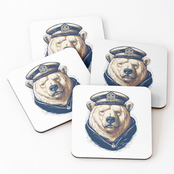 Item preview, sailor captain | bear | fur seal designed and sold by DerSenat.