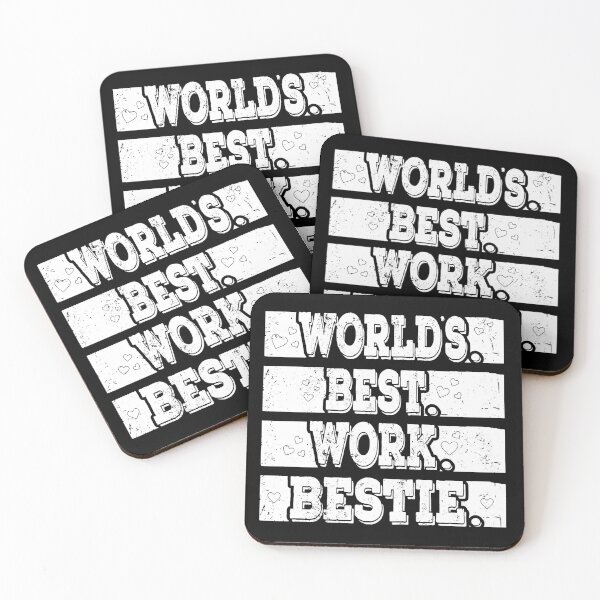 Item preview, Worlds best work bestie emotional support coworker designed and sold by wejollydigitals.