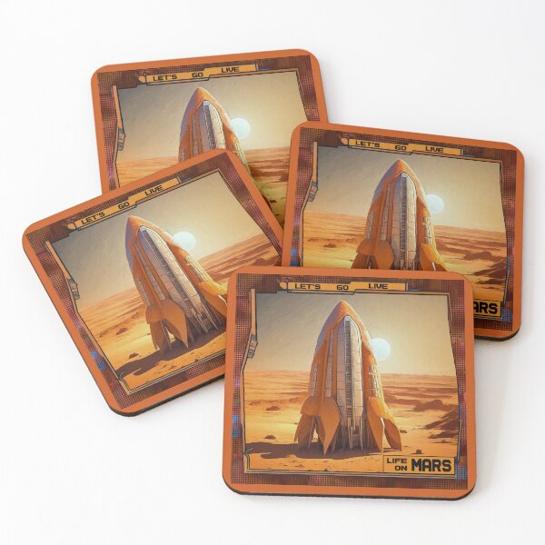 Item preview, Let's go live life on Mars (#10) [Create a set!] designed and sold by SolidEarthArt.