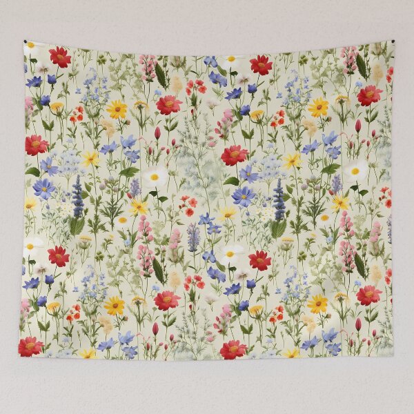 Item preview, Wild flowers from the fields, tiled design designed and sold by alambic-designs.