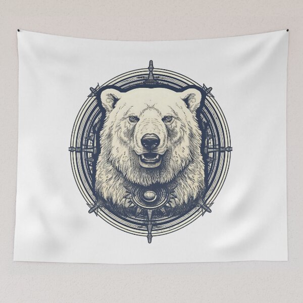 Item preview, Sailor | steering wheel | bear | fur seal designed and sold by DerSenat.