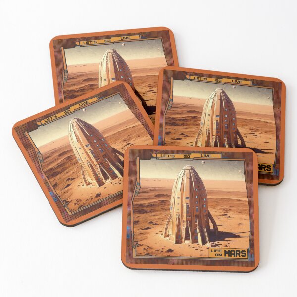 Item preview, Let's go live life on Mars (#11) [Create a set!] designed and sold by SolidEarthArt.