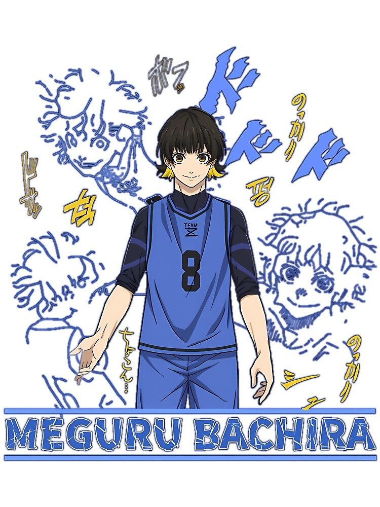 Anime Poster Blue Lock Isagi Yoichi Bachira Meguru Wall Scroll