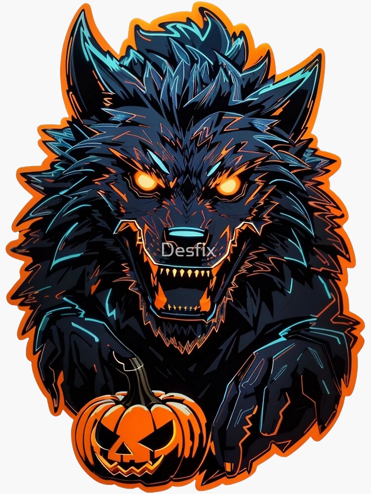 Halloween Werewolves, Halloween Horror Night 2023 | Sticker