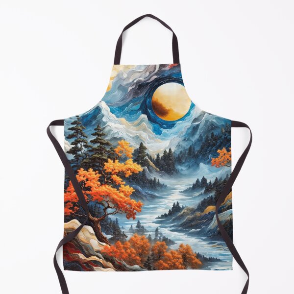 Aperçu de l'œuvre Orange Moon rise créée et vendue par Glenburn Graphics.