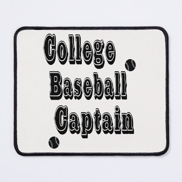 Item preview, College Baseball Captain Typographic Design - Baseball Lover's Delight designed and sold by Indie-Chille.